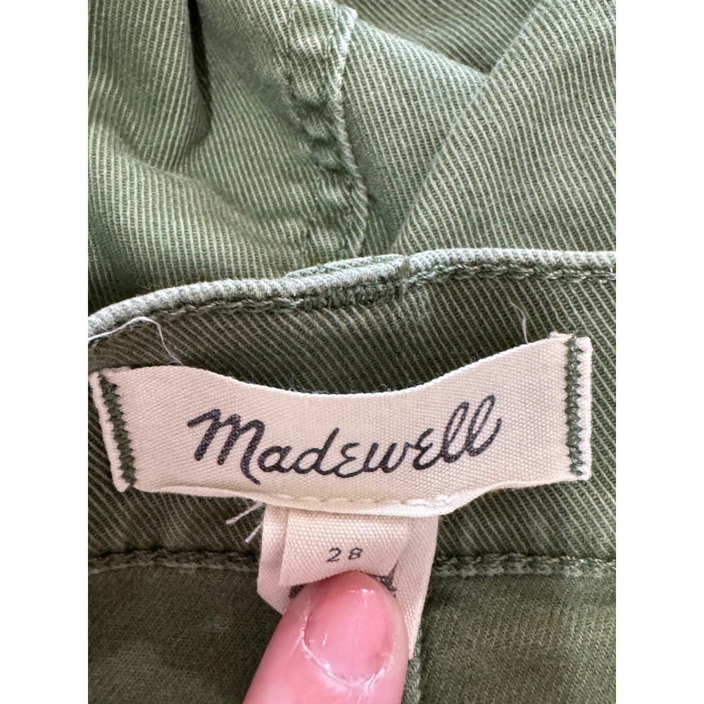 Madewell | Olive Green Perfect Vintage Fatigue Shorts Cotton Twill - Picture 5 of 5